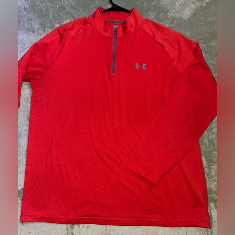 Quarter zip up loose fitting thin size L sweater